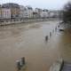 The flooded banks of River Seine in Paris January 9, 2018. Photo: AP